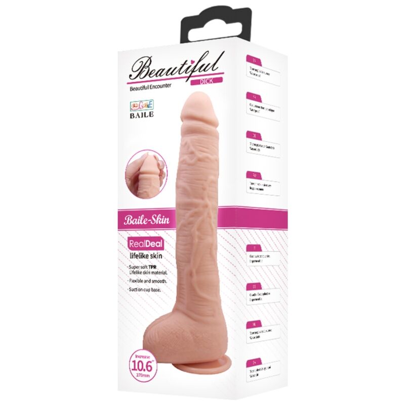 BAILE - FLEXIBLE REALISTIC DILDO