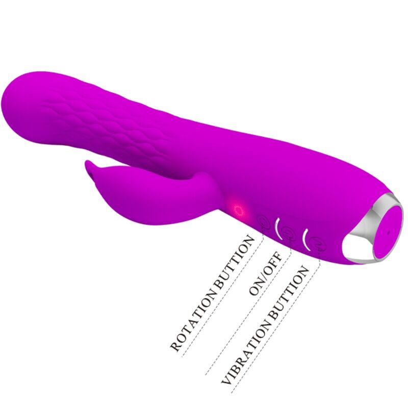 PRETTY LOVE - MOLLY VIBRADOR CON ROTACIÓN RECARGABLE