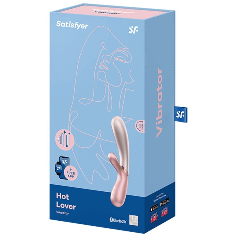 SATISFYER - VIBRADOR HOT LOVER ROSA Y BEIGE