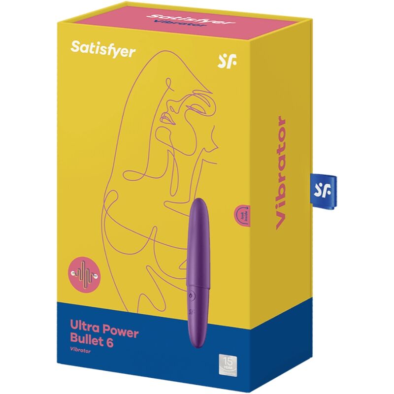 SATISFYER - ULTRA POWER BULLET 6 MORADO