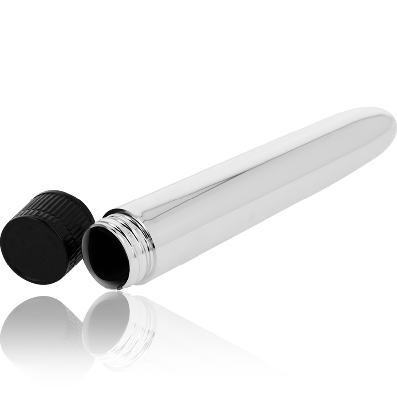 OHMAMA - VIBRADOR CLÁSICO PLATA 17,5 CM