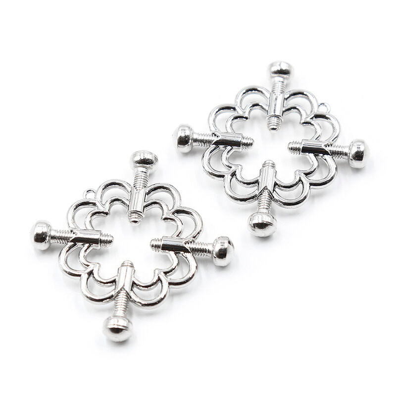 OHMAMA FETISH - METAL FLOWER CLIPS