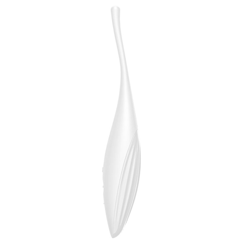 SATISFYER - TWIRLING JOY WHITE CLIT TIP VIBRATOR