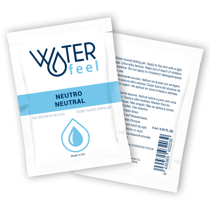 WATERFEEL - WATER-BASED NEUTRAL SLIP GEL 6 ML