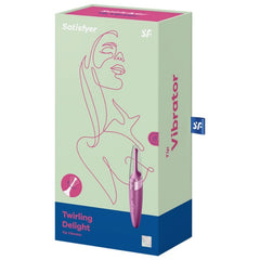 SATISFYER - TWIRLING DELIGHT VIBRADOR PUNTA Clítoris PÚRPURA