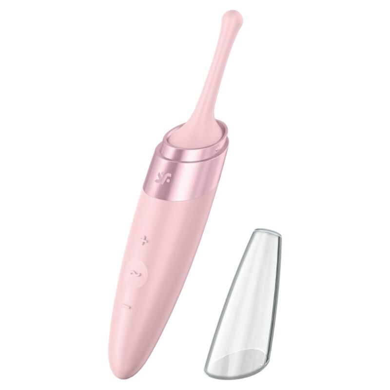 SATISFYER - TWIRLING DELIGHT VIBRADOR PUNTA CLÍTORIS ROSA