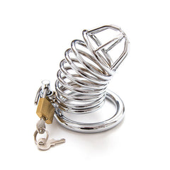 OHMAMA FETISH - METAL CHASTITY CAGE SIZE L