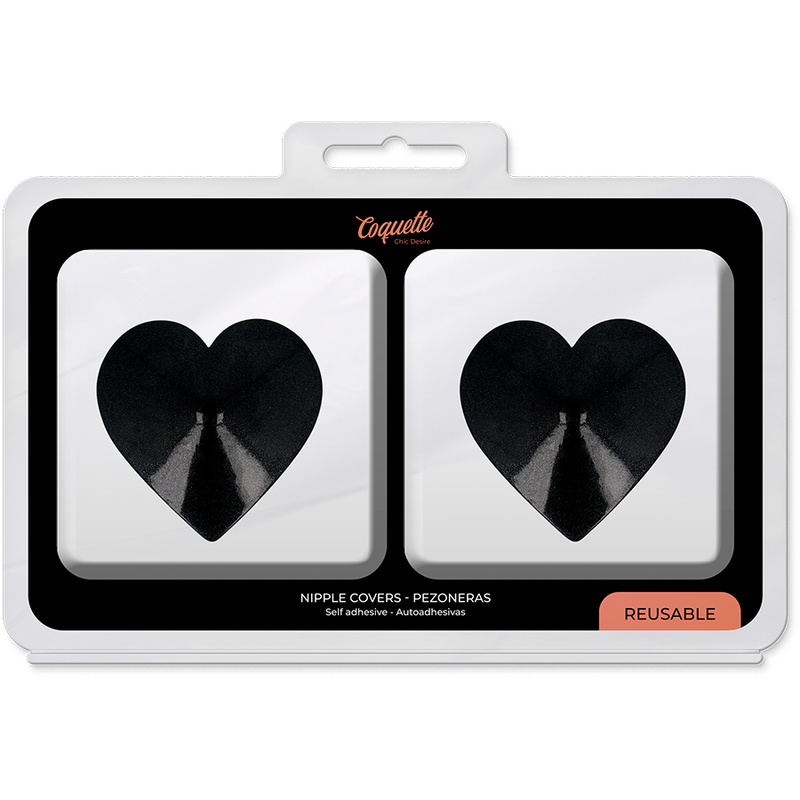 COQUETTE CHIC DESIRE - FUNDA CORAZONES NEGRO