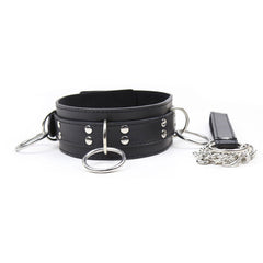 OHMAMA FETISH - SUBMISSION COLLAR WITH 3 RINGS