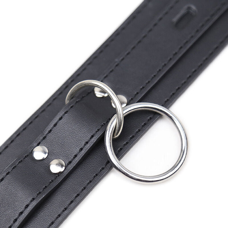 OHMAMA FETISH - SUBMISSION COLLAR WITH 3 RINGS