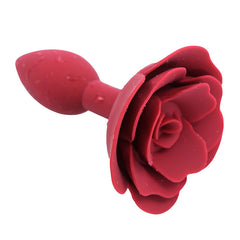 OHMAMA FETISH - PLUG ANAL DE SILICONA ROJO ROSA