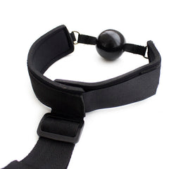 OHMAMA FETISH - NEOPRENE GAG WITH CUFFS