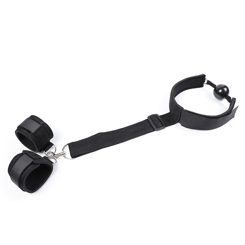 OHMAMA FETISH - NEOPRENE GAG WITH CUFFS