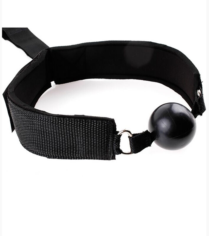 OHMAMA FETISH - NEOPRENE GAG WITH CUFFS