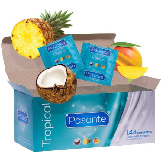 PASANTE - LES PRÉSERVATIFS SAVEURS TROPICALES 144 UNITÉS