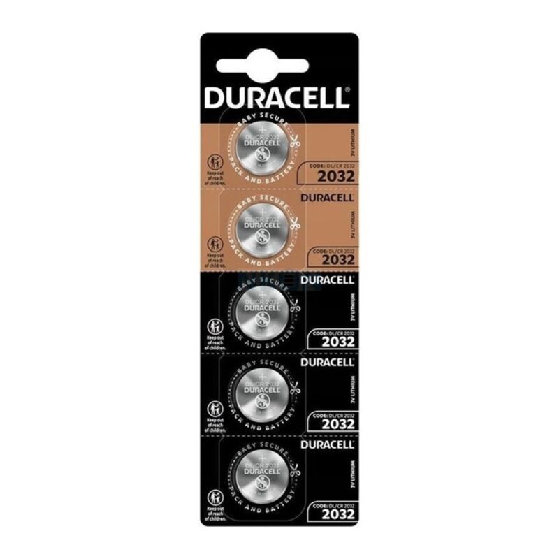 DURACELL - LITIO CR2032 3V BUTTON BATTERY 5 UNIT?