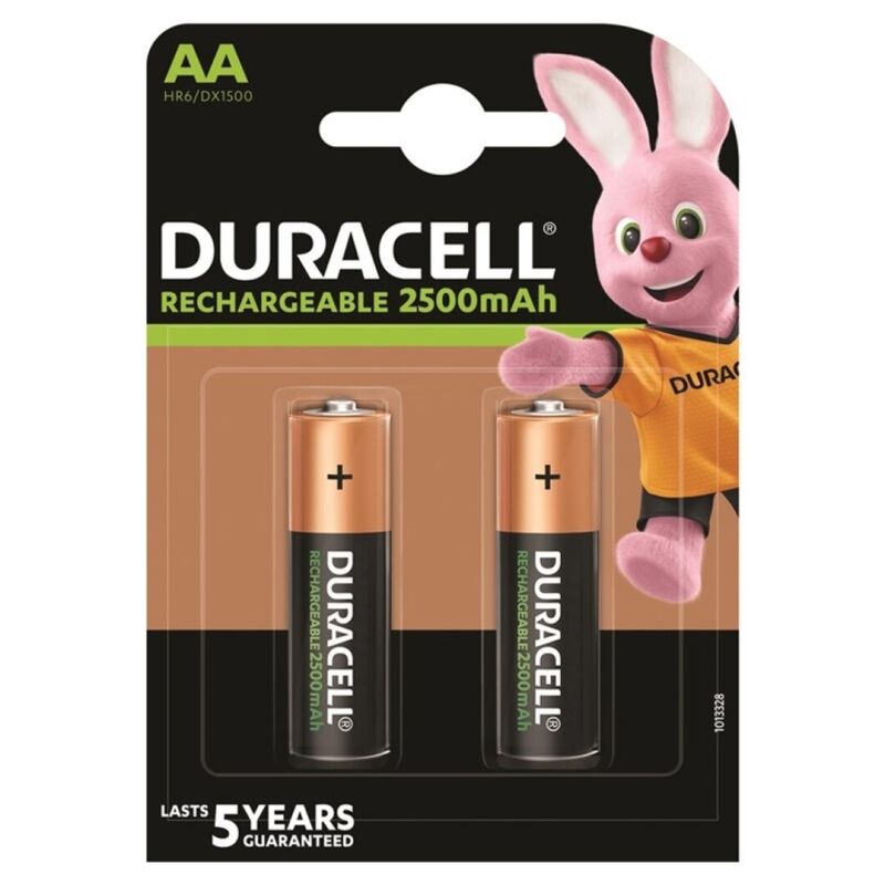 DURACELL - RECHARGEABLE BATTERY HR6 AA 2500mAh 2 UNIT?