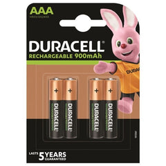 DURACELL - RECHARGEABLE BATTERY HR03 AAA 900mAh 4 UNIT?