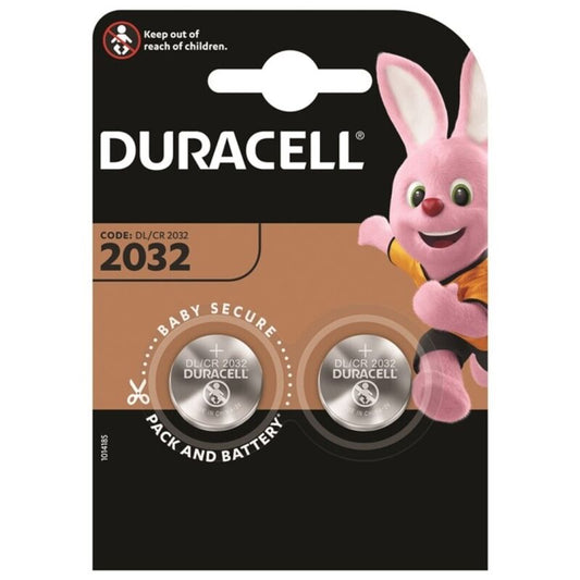 DURACELL - LITIO CR2032 3V 2 UNIT BUTTON BATTERY