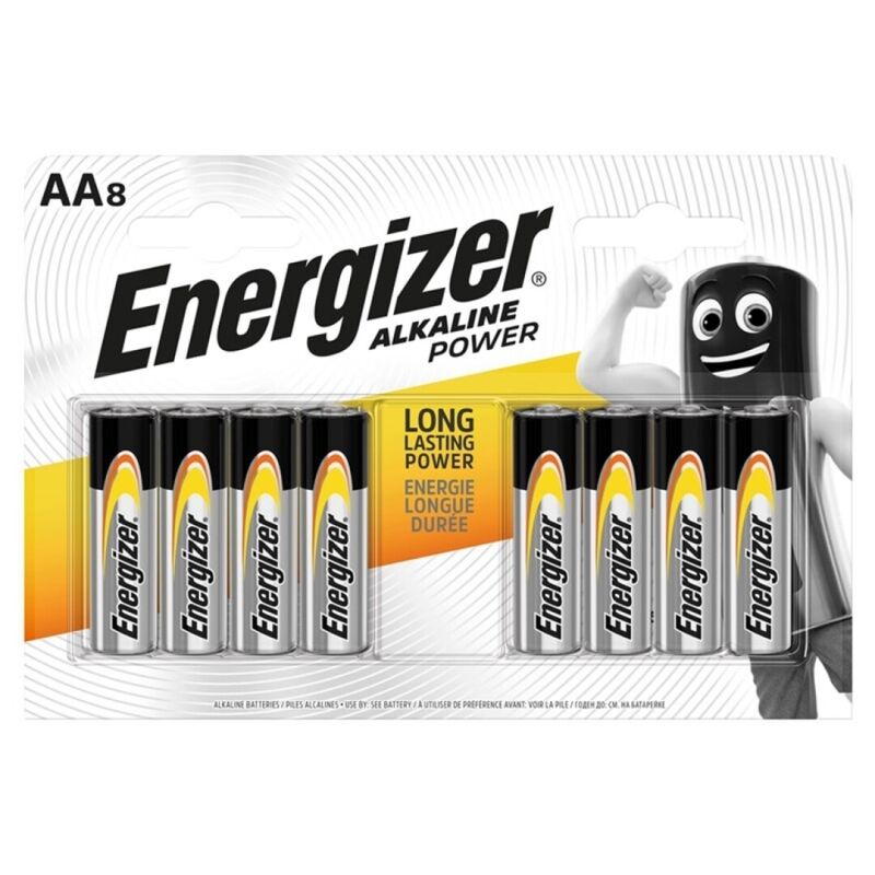 ENERGIZER - POWER AA ALKALINE BATTERY LR6 8 UNIT?