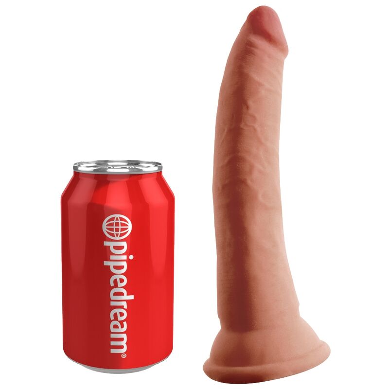 KING COCK - PLUS 3D TRIPLE DENSITY DILDO 18 CM