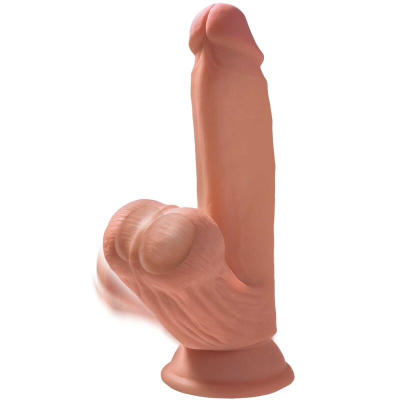 KING COCK - 3D PLUS DILDO BALLS 15.2 CM