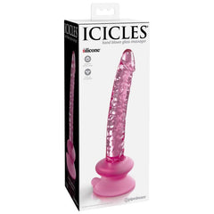 ICICLES - N. 86 DILDO DE CRISTAL CON VENTOSA