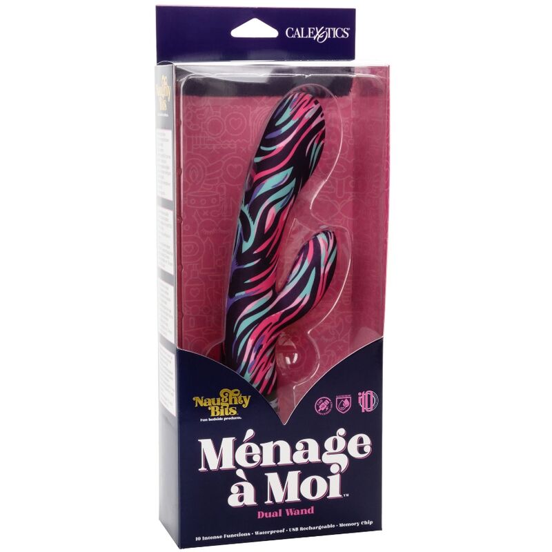 CALEXOTICS - MENAGE A MOI VIBRADOR DE DOBLE VARITA