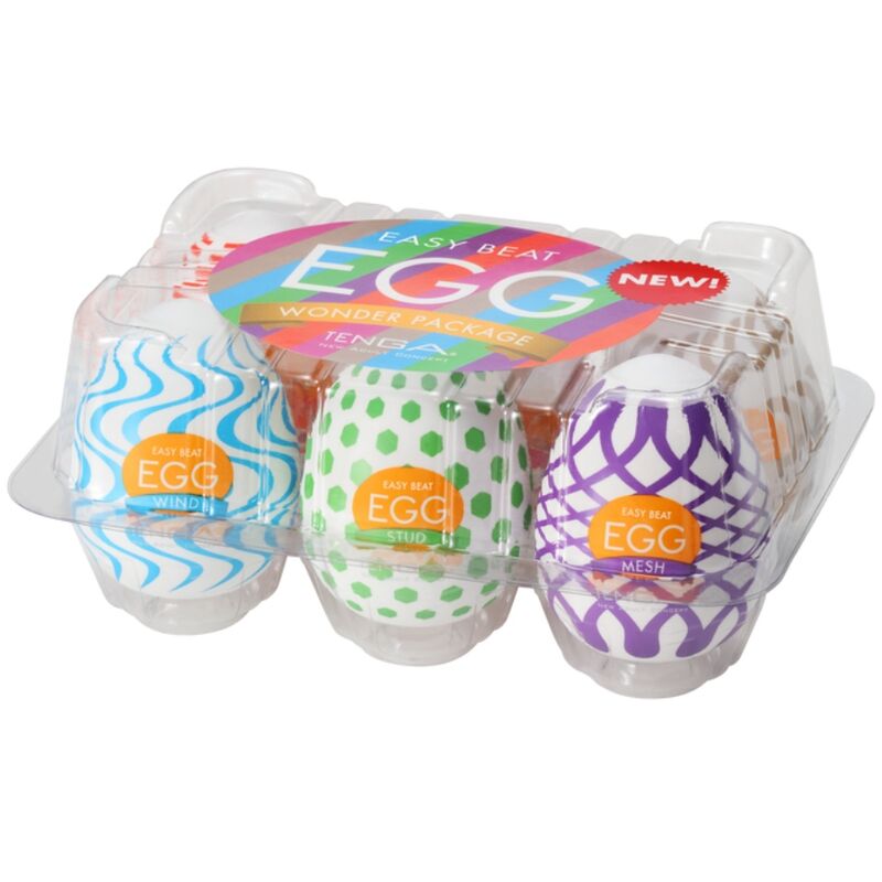 TENGA - WONDER EGG MASTURBADORE PACK 6 UNITÉS