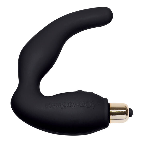 ROCKS-OFF - NAUGHTY-BOY MASAJEADOR PUNTO G MASCULINO 7 V NEGRO 