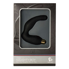 ROCKS-OFF - NAUGHTY-BOY MASAJEADOR PUNTO G MASCULINO 7 V NEGRO 