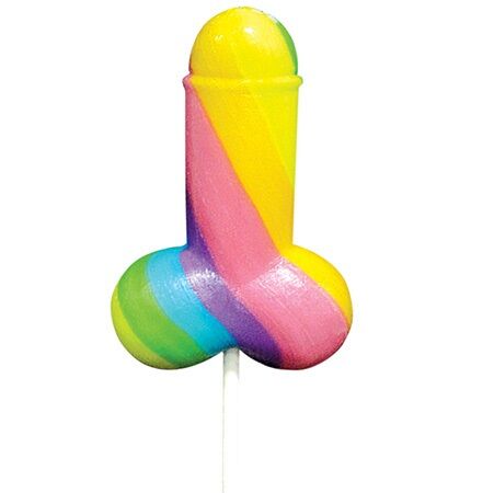 PRIDE - SPENCER &amp; FLEETWOOD LGBT RAINBOW ROOSTER LOLLIPOP