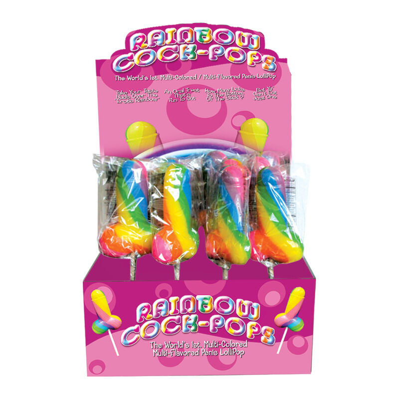 PRIDE - SPENCER &amp; FLEETWOOD LGBT RAINBOW ROOSTER LOLLIPOP