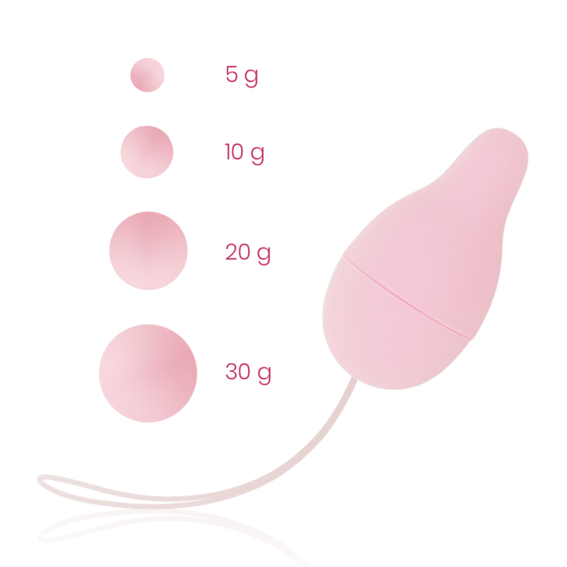 OHMAMA - SISTEMA DE PESAS KEGEL PARA EL DESARROLLADOR DEL SUELO PÉLVICO