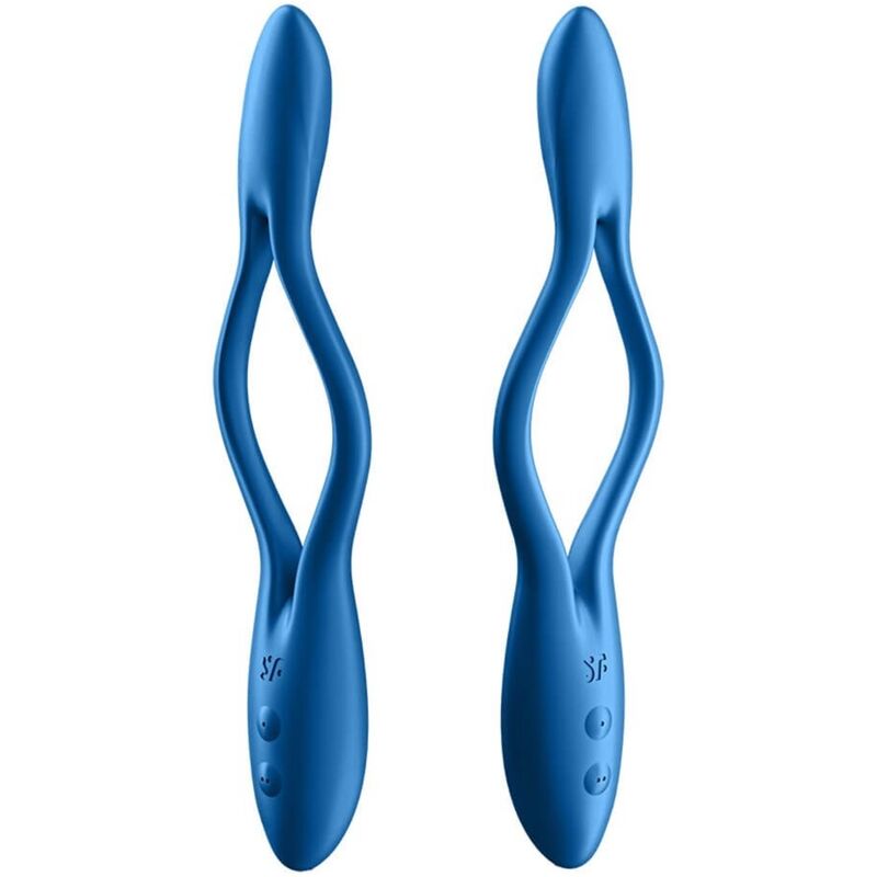 SATISFYER - VIBRADOR MULTI ELÁSTICO GAME AZUL