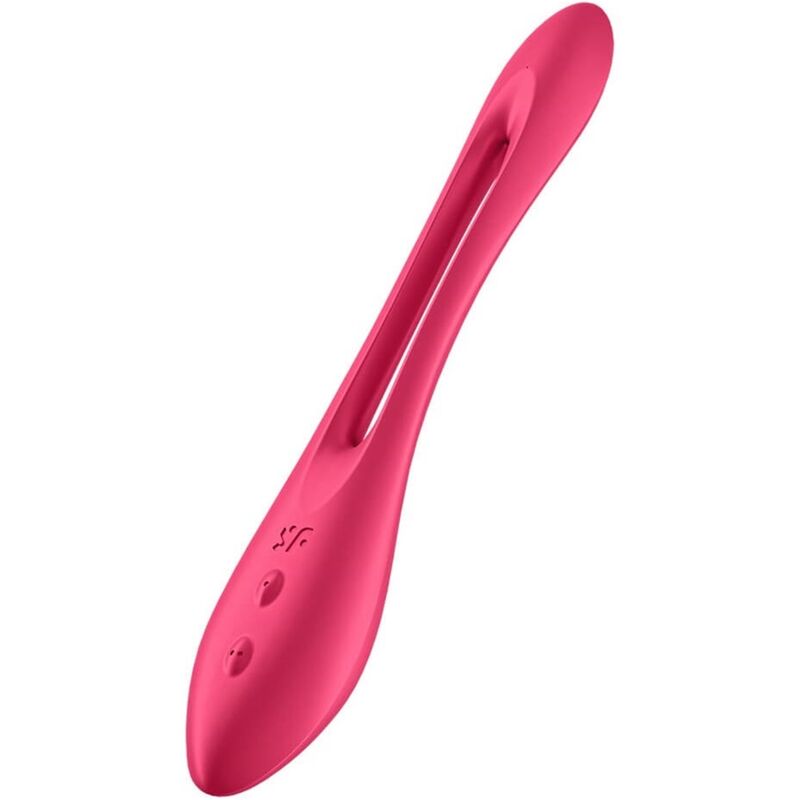 SATISFYER - VIBRADOR MULTI ELÁSTICO JOY ROJO