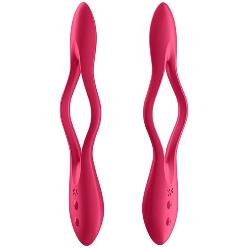 SATISFYER - VIBRADOR MULTI ELÁSTICO JOY ROJO