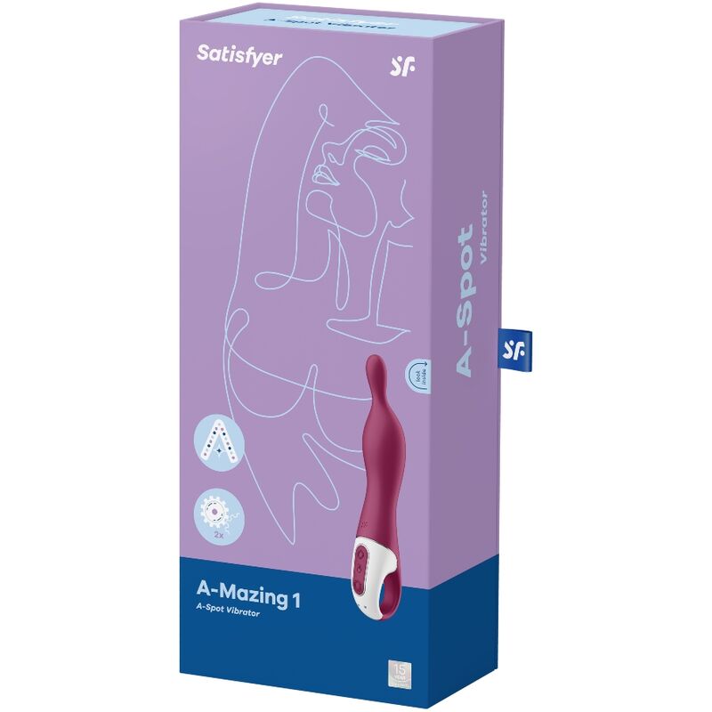 SATISFYER - VIBRATEUR AMAZING 1 ASPOT BAIE