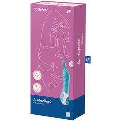 SATISFYER - AMAZING 2 VIBRADOR ASPOT TURQUESA