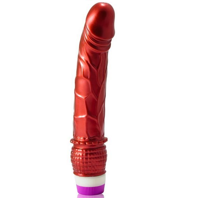 BAILE - RED REALISTIC VIBRATOR 23 CM