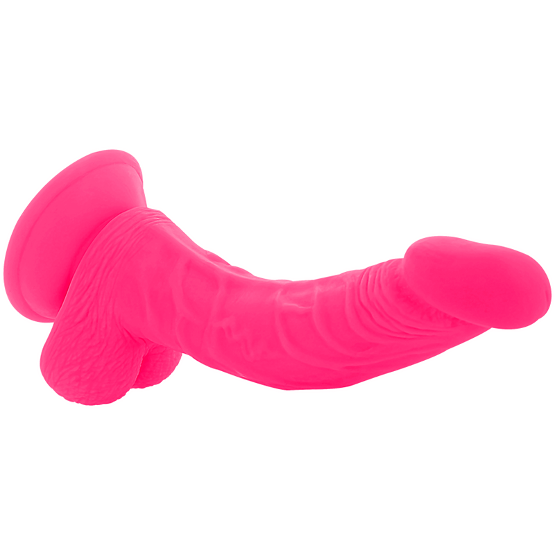 DIVERSIA - PINK FLEXIBLE VIBRANT DILDO 21.5 CM -O- 4.5 CM