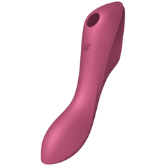 SATISFYER - ESTIMULADOR Y VIBRADOR CURVY TRINITY 3 ROJO