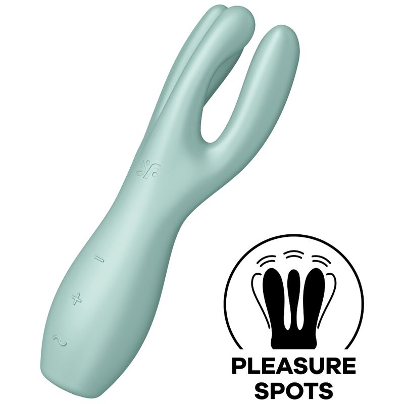 SATISFYER - TRÍO 3 VIBRADOR ROSA