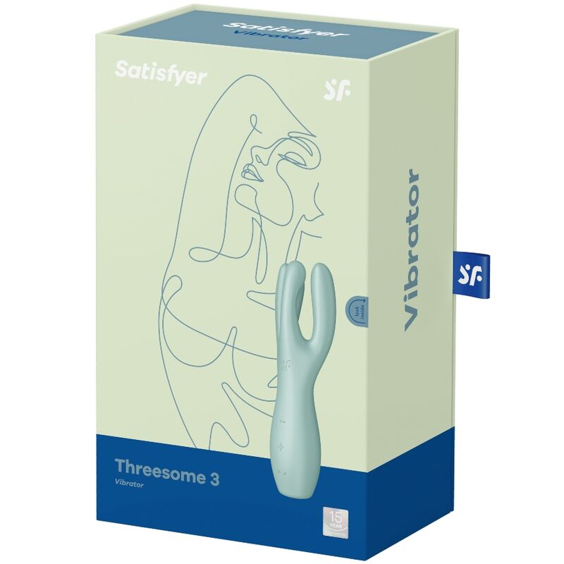 SATISFYER - TRÍO 3 VIBRADOR ROSA