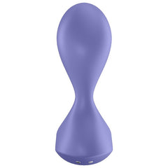 SATISFYER - PLUG VIBRADOR SWEET SEAL APP MORADO