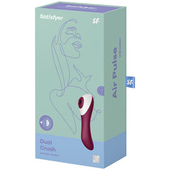 SATISFYER - VIBRADOR DE PULSO DE AIRE DUAL CRUSH