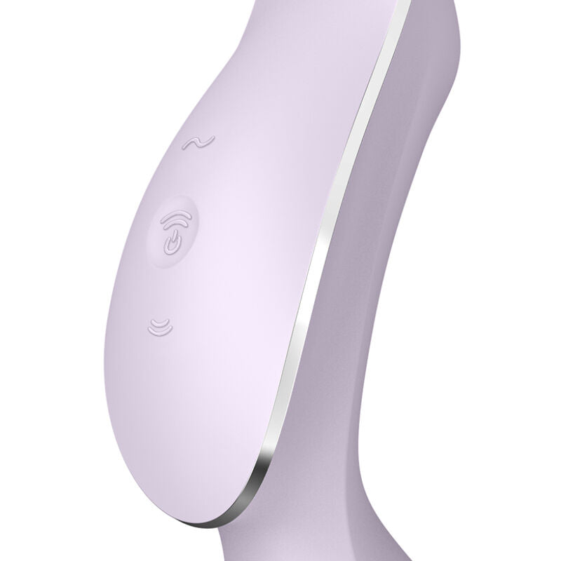 SATISFYER - VIBRATEUR CURVY TRINITY 2 AIR PULSE NOIR