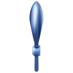 SATISFYER - ANILLO VIBRADOR FRANCOTIRADOR AZUL