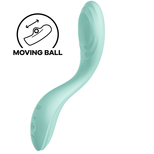 SATISFYER - SPOT G RRROLLING PLEASURE VIBRADOR VERDE