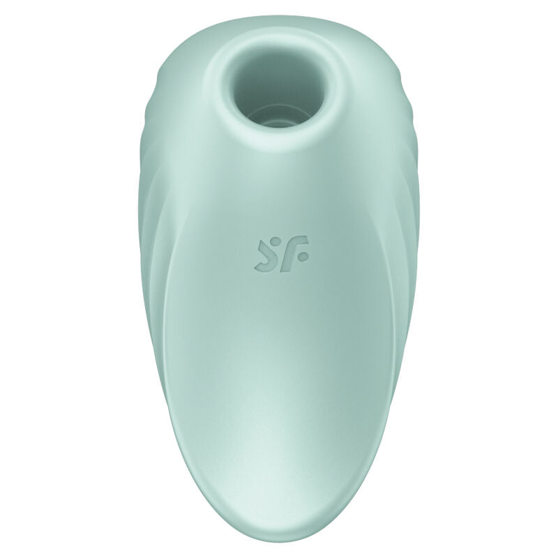 SATISFYER - PEARL DIVER GREEN STIMULATOR AND VIBRATOR